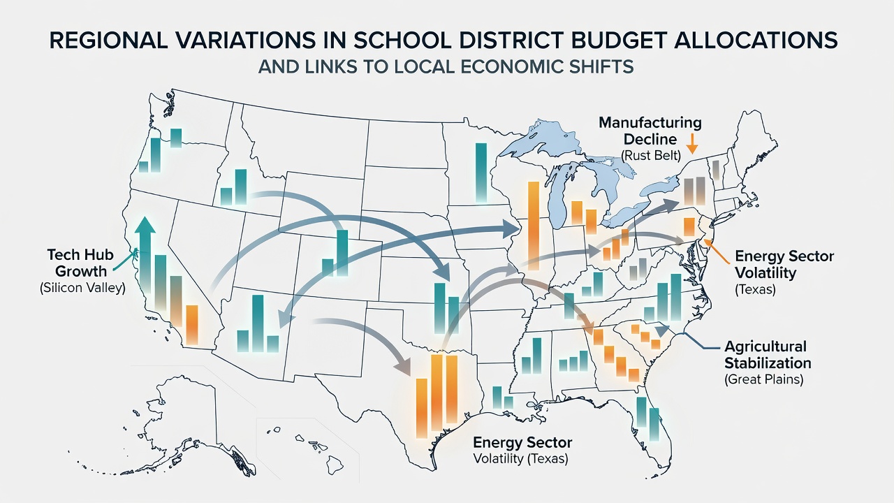 Shifting Local Economies Reshape School District Funding Patterns Across Regions